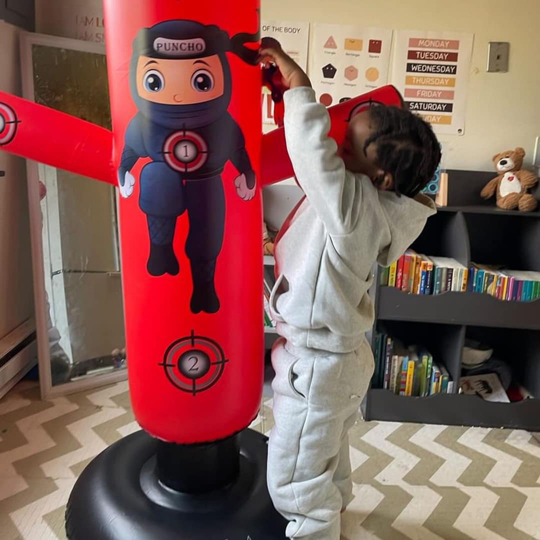 tall indoor punching bag for kids